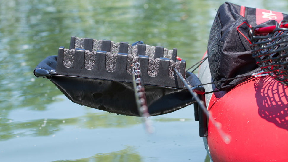 Belly Boat Rutenablage